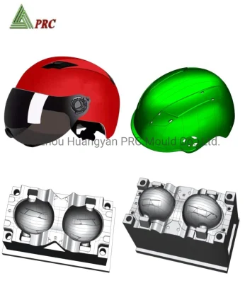 Stampo ad iniezione per casco di sicurezza in plastica per costruzioni industriali personalizzate